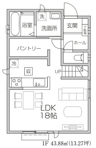 【仲介手数料無料】所沢市中新井１５期全２棟Ａ号棟　所沢の新築なら西武ハウジング