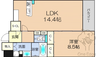【間取り】 | グレンパーク梅田北