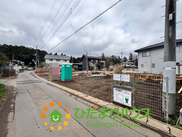 古河市五部第1　新築一戸建て　02　クレイドルガーデンの前面道路含む現地写真|26/03/28　撮影