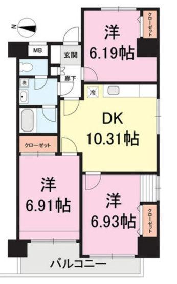 【間取り】 | コスモリード池上