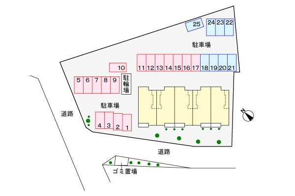てぃーだ　Ｃ　　刈谷市近郊の賃貸ならクラスホーム刈谷店の駐車場