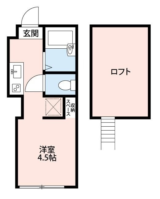 プライムテラスこどもの国の間取り