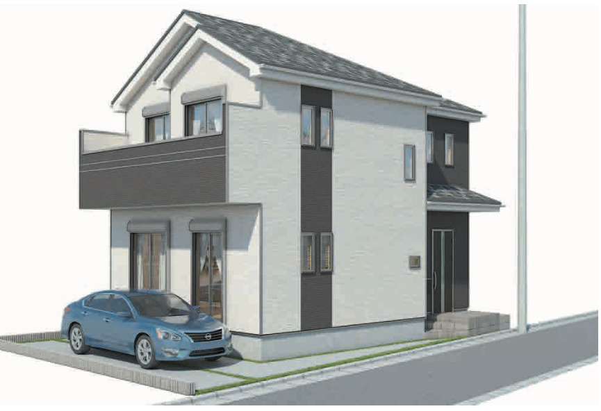 【仲介手数料無料】所沢市緑町　７期　全１棟　所沢市の新築住宅なら西武ハウジングの外観パース