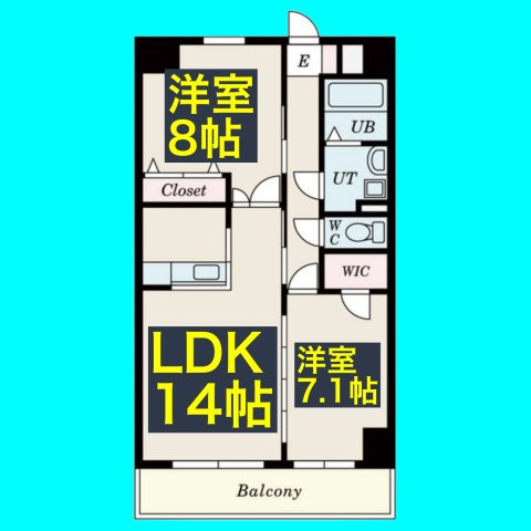 S-FORT鶴舞marksの間取り