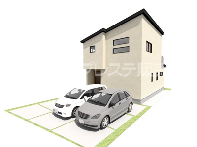 【完成予想図】 | 奈良市法蓮町の新築一戸建 全２区画 ３ | １号地建物完成イメージ／ご内覧いただけるモデルハウスもあります♪※現地に係員は常駐しておりません。