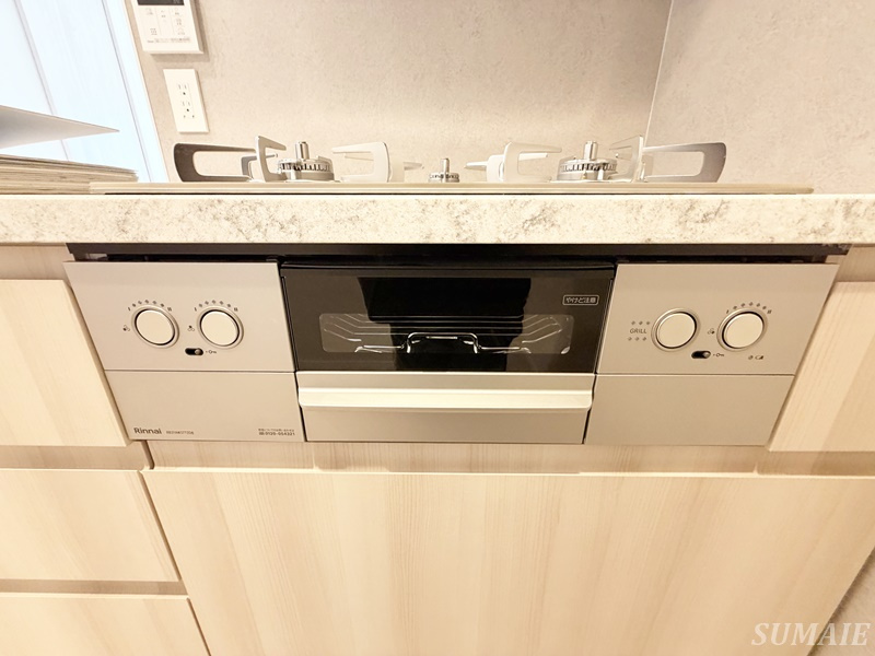 ミレーネ滝野川のキッチン|キッチングリル付きです☆