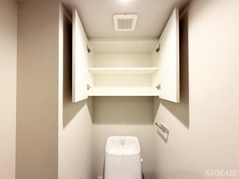 ミレーネ滝野川の収納|トイレ上収納です☆