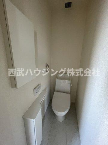 【仲介手数料無料】所沢市　榎町　全１棟　所沢市の新築住宅なら西武ハウジングのトイレ