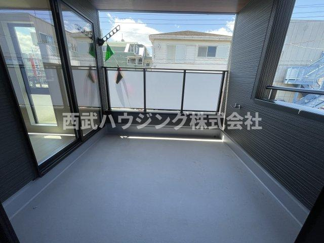 【仲介手数料無料】所沢市　榎町　全１棟　所沢市の新築住宅なら西武ハウジングのバルコニー