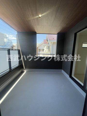 【仲介手数料無料】所沢市　榎町　全１棟　所沢市の新築住宅なら西武ハウジングのバルコニー