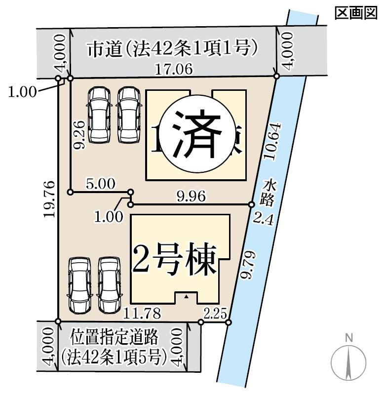 リーブルガーデン　岡山市南区福富東【仲介手数料無料】の区画図