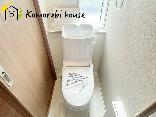 上尾市浅間台　新築一戸建て　タマタウン　01のトイレ|清潔感のあるトイレです