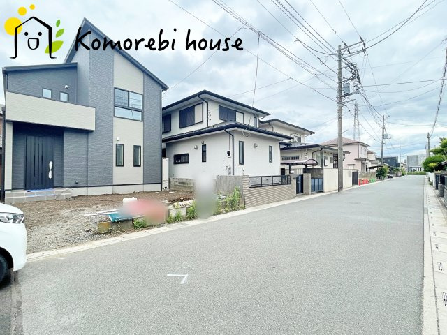 上尾市浅間台　新築一戸建て　タマタウン　01の前面道路含む現地写真|前面道路含む現地写真です
