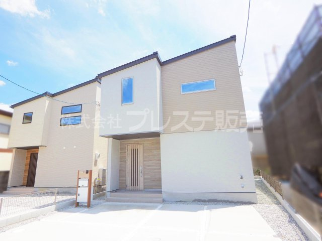 奈良市法蓮町の新築一戸建 全２区画 ３の外観|現地写真（２号地外観）即入居可！実際の建物内をご内覧できます♪※現地に係員は常駐しておりません。