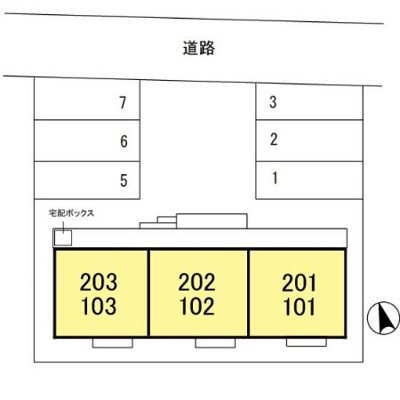 【区画図】 | マルベリー弐番館