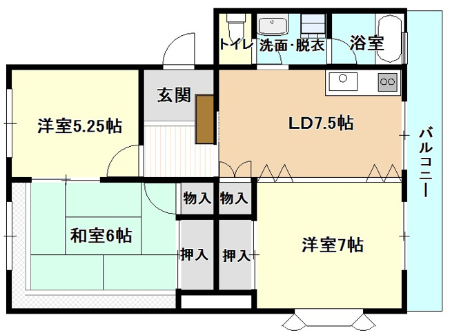 【間取り】 | 沼南メゾン