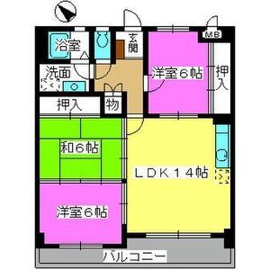 サン・ビィーム吉塚の間取り