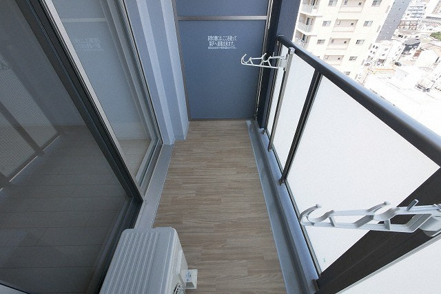 大阪市東成区大今里南１丁目の賃貸マンションのバルコニー