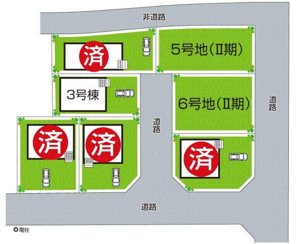 亀岡市曽我部町寺長縄手　第4期　新築一戸建ての区画図|全7区画