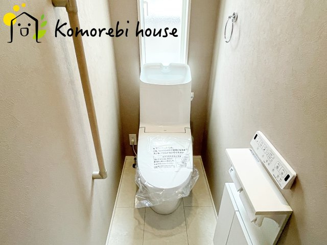上尾市浅間台　新築一戸建て　タマタウン　02のトイレ|トイレもきれいです