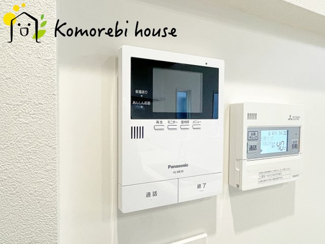 上尾市浅間台　新築一戸建て　タマタウン　02の防犯設備|モニター付きインターホン