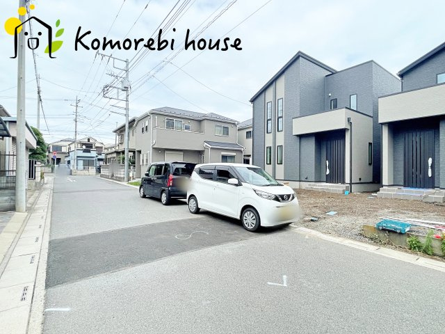 上尾市浅間台　新築一戸建て　タマタウン　02の前面道路含む現地写真|前面道路含む現地写真です