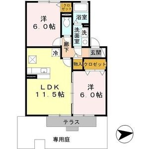 パルコートサン C棟の間取り