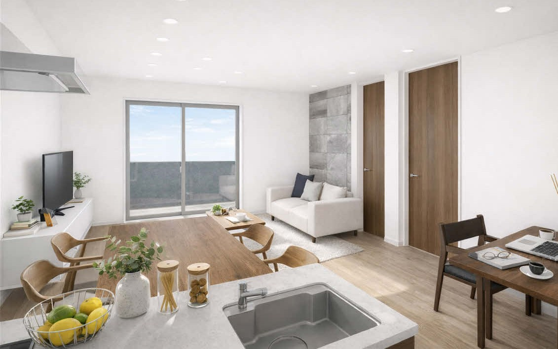 クラウンノーブルの居間・リビング|イメージパースになります