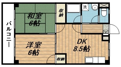 サンハイム石田の間取り