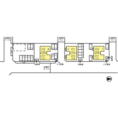 【区画図】 | アプロディールハートⅠ