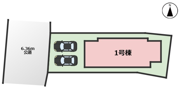 MIRASUMO昭和区伊勝町155①｜名古屋市の戸建ならホームアップの区画図