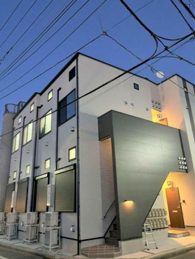 板橋区仲町のアパートの外観