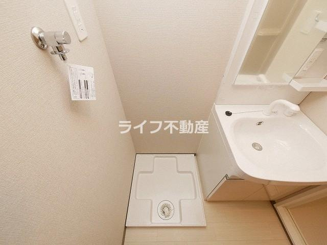 Luck Fieldの独立洗面台