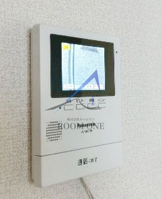 ティーハウスのセキュリティ|モニター付きインターホンです。