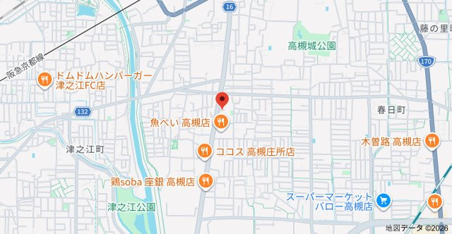 クレヴィア高槻ガーデンテラスの地図