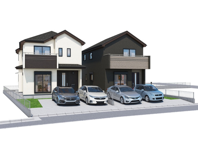 【外観パース】 | 加古川市加古川町大野（全2棟）A号棟