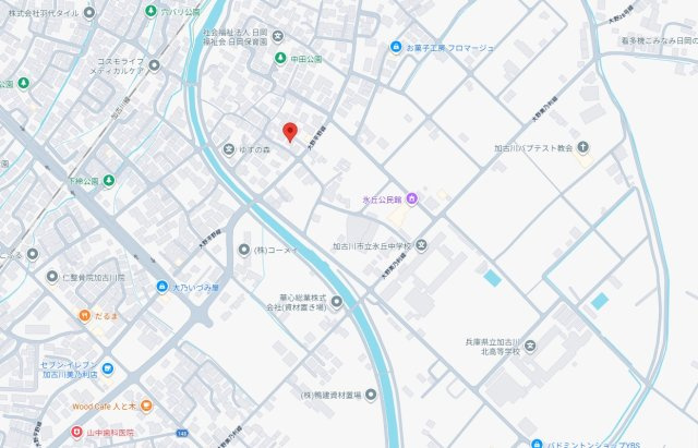 【地図】 | 加古川市加古川町大野（全2棟）A号棟