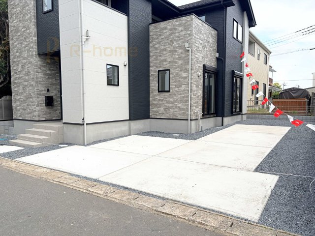ひたちなか市東大島1期　新築戸建て　1号棟の駐車場|カースペースは2台お停めいただけます♪