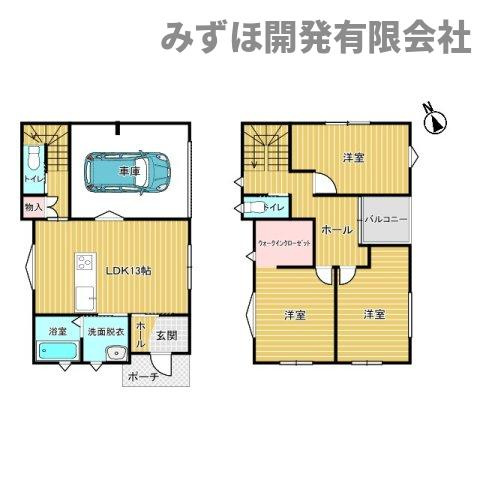 天童市東久野本2丁目3-31の間取り