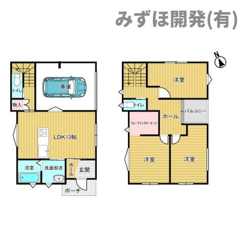 天童市東久野本2丁目3-31の間取り