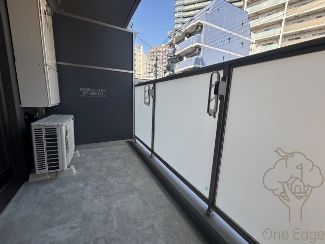 アーバネックス梅田中崎町IIのバルコニー