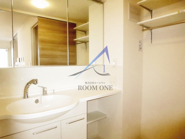 アンジュール南六郷の洗面所|洗面台です。