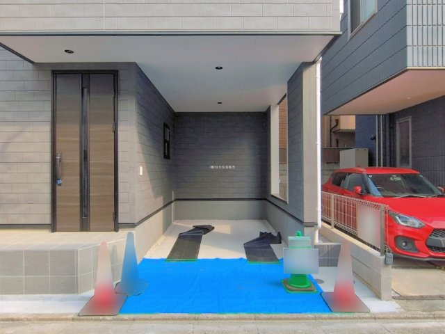 富士見市関沢１丁目の新築一戸建の駐車場