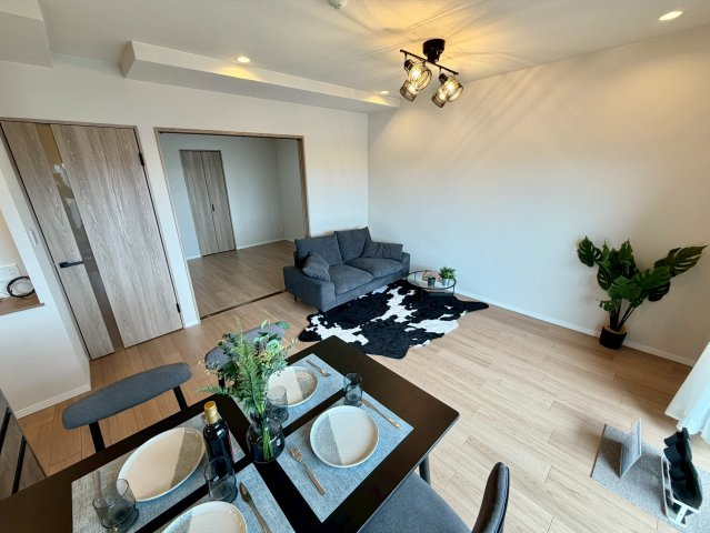 フローレンス加治屋町の居間・リビング