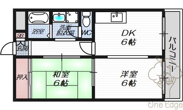 レナジア住之江公園前の間取り