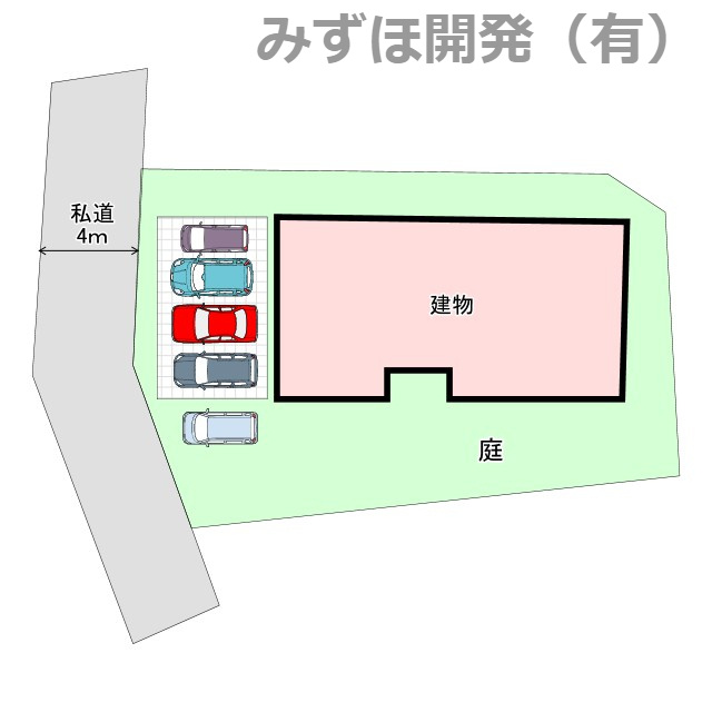 上山市長清水の区画図