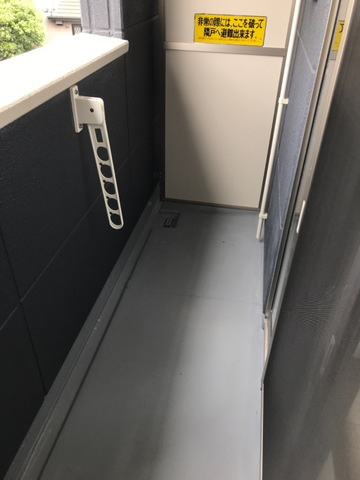 フェニックスA棟のバルコニー