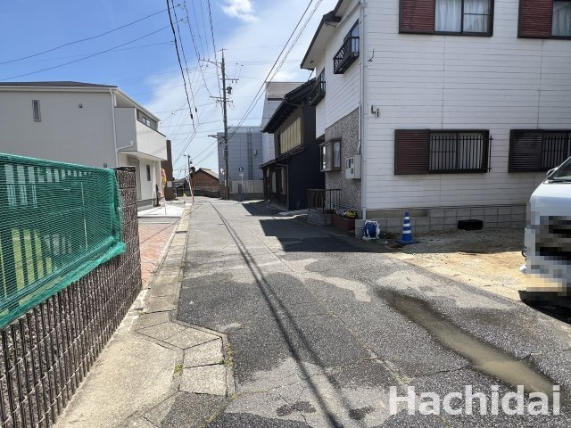碧南第67棚尾本町　新築戸建＜3号棟＞の前面道路含む現地写真
