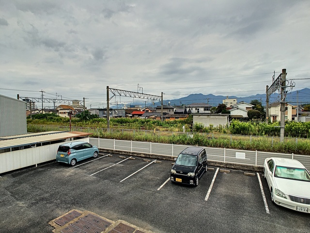 直方市大字山部のアパートの展望