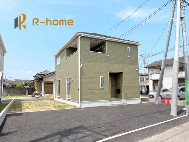 笠間市鯉淵第9　新築戸建て　1号棟の外観|ご予約を頂ければ、『平日』はもちろん『早朝』や『夜間』もご見学可能です♪お気軽にお申し付けください♪